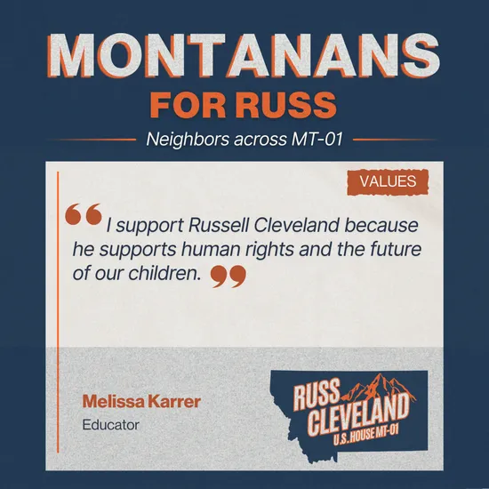 Cleveland for Congress campaign supporter photo