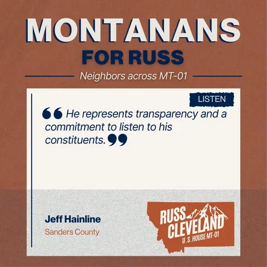 Cleveland for Congress campaign supporter photo