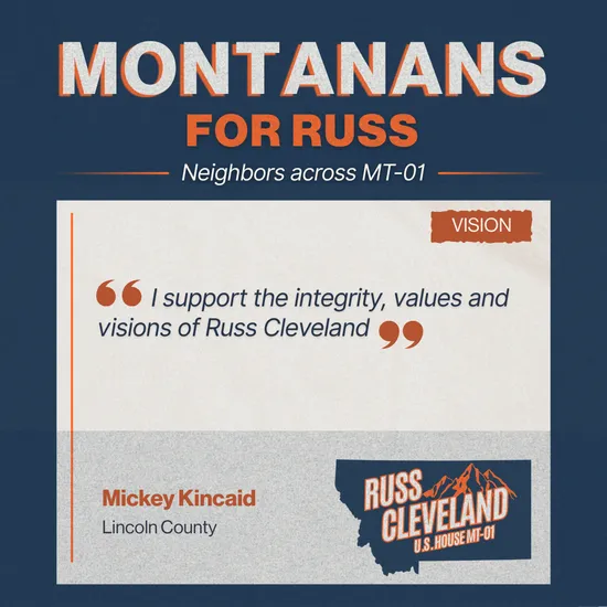 Cleveland for Congress campaign supporter photo