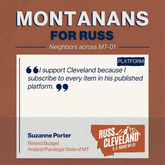 Cleveland for Congress campaign supporter photo