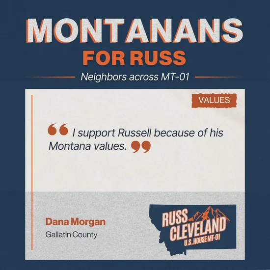 Cleveland for Congress campaign supporter photo
