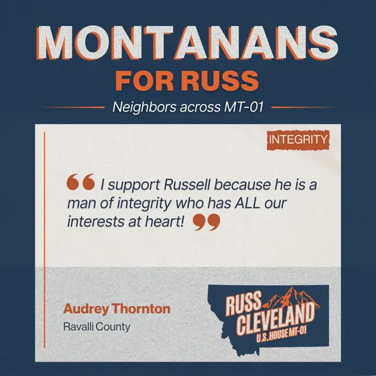Cleveland for Congress campaign supporter photo