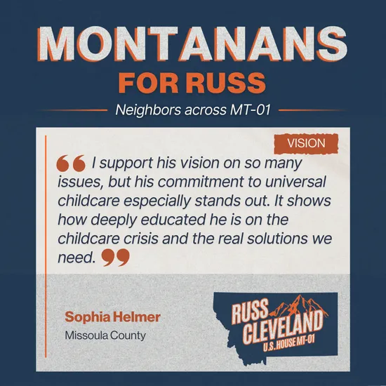 Cleveland for Congress campaign supporter photo