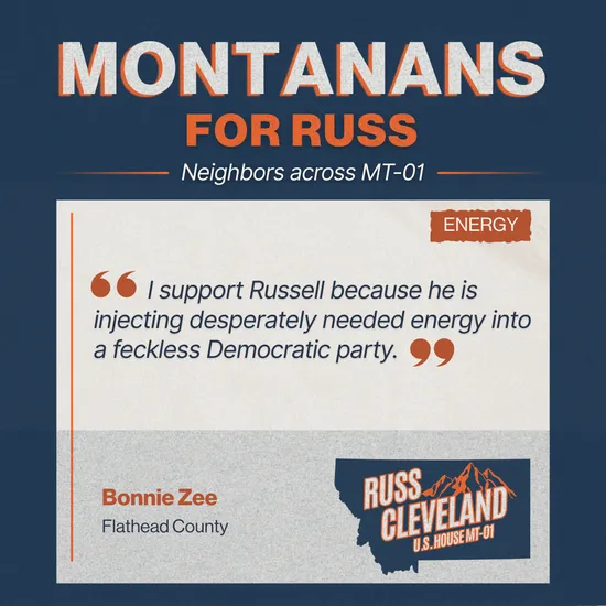 Cleveland for Congress campaign supporter photo