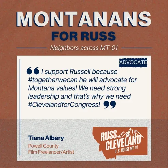 Cleveland for Congress campaign supporter photo