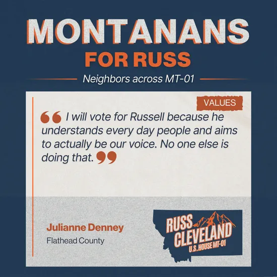 Cleveland for Congress campaign supporter photo