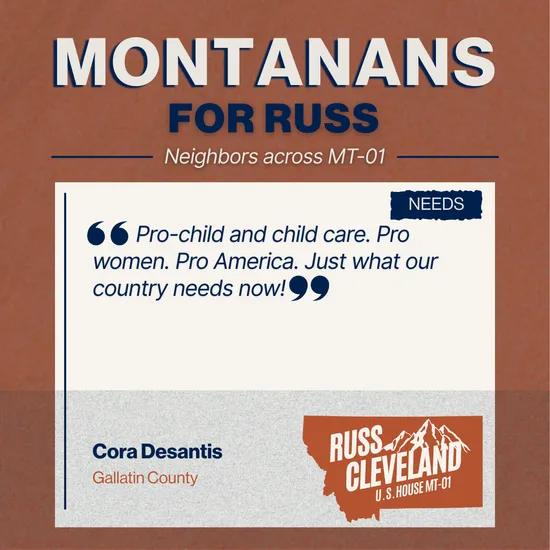Cleveland for Congress campaign supporter photo