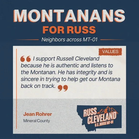 Cleveland for Congress campaign supporter photo