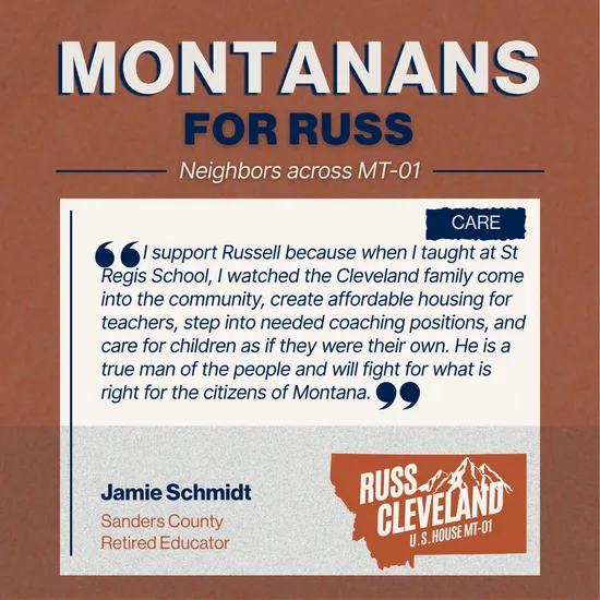 Cleveland for Congress campaign supporter photo