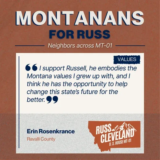 Cleveland for Congress campaign supporter photo