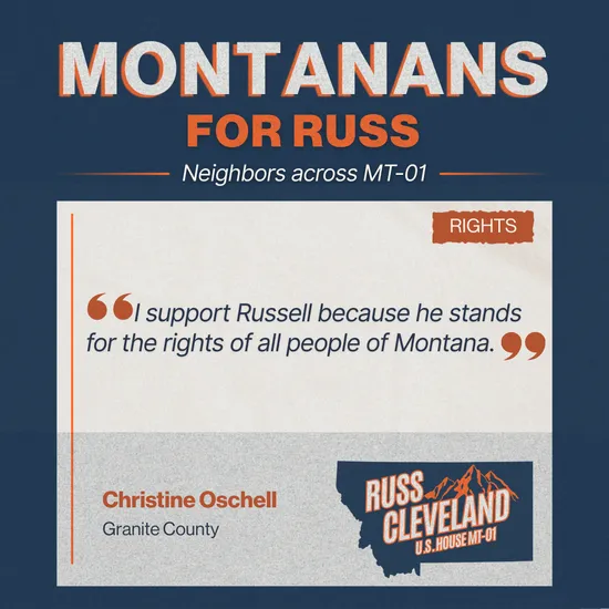 Cleveland for Congress campaign supporter photo