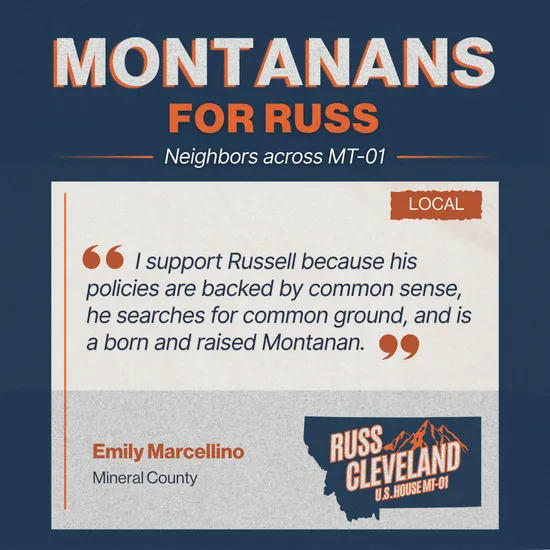 Cleveland for Congress campaign supporter photo