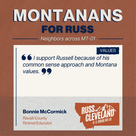 Cleveland for Congress campaign supporter photo