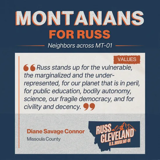 Cleveland for Congress campaign supporter photo