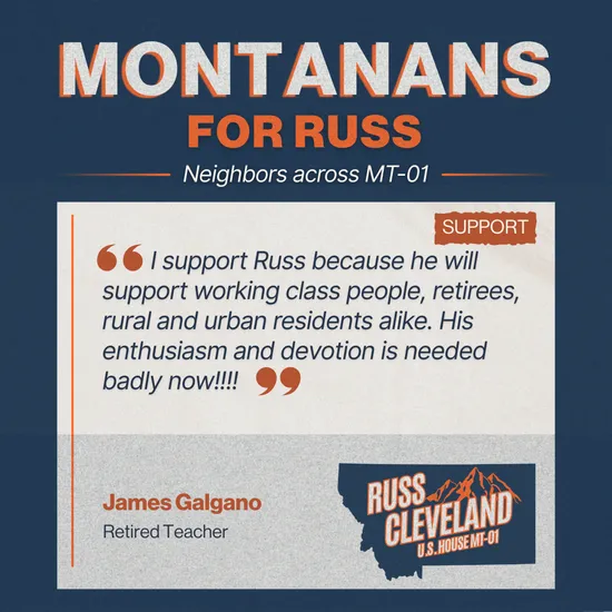 Cleveland for Congress campaign supporter photo