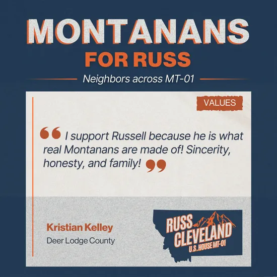 Cleveland for Congress campaign supporter photo