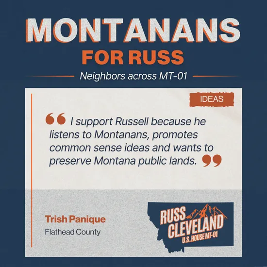 Cleveland for Congress campaign supporter photo