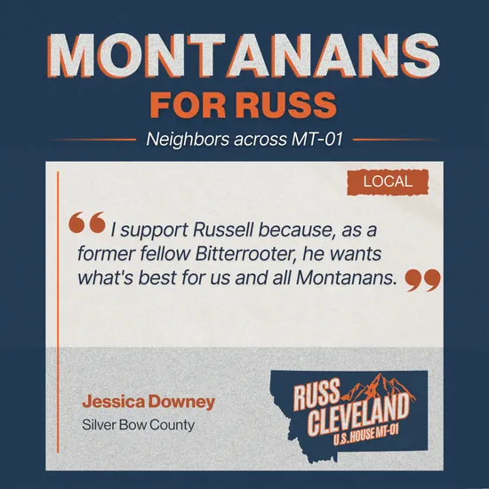 Cleveland for Congress campaign supporter photo