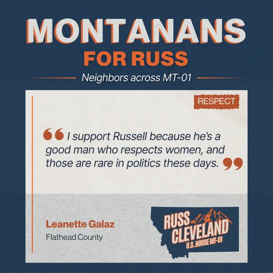 Cleveland for Congress campaign supporter photo