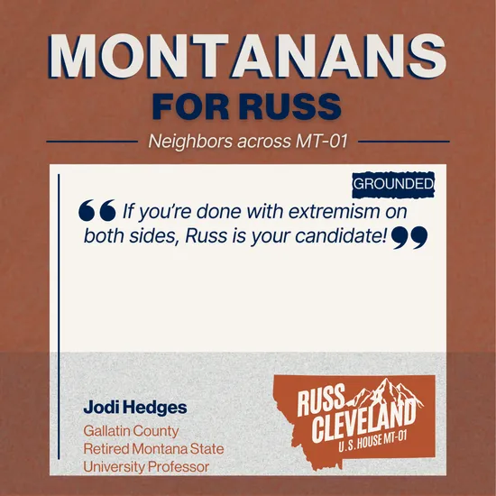 Cleveland for Congress campaign supporter photo