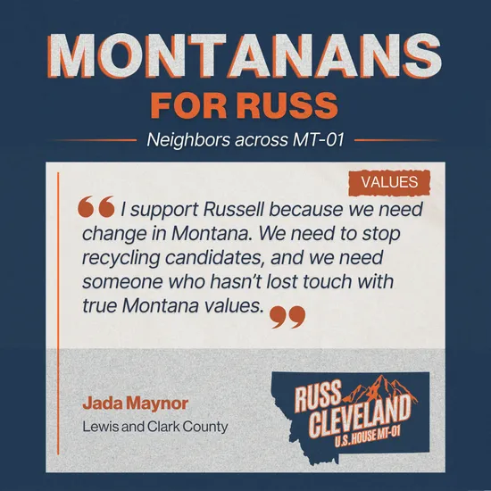 Cleveland for Congress campaign supporter photo