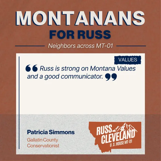Cleveland for Congress campaign supporter photo