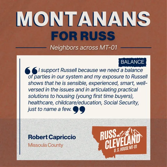 Cleveland for Congress campaign supporter photo