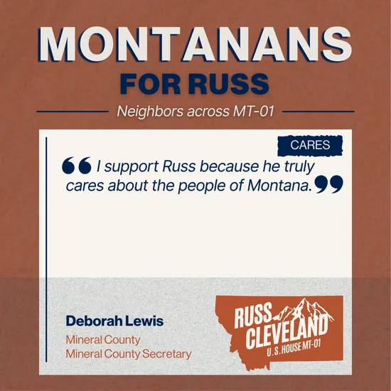 Cleveland for Congress campaign supporter photo