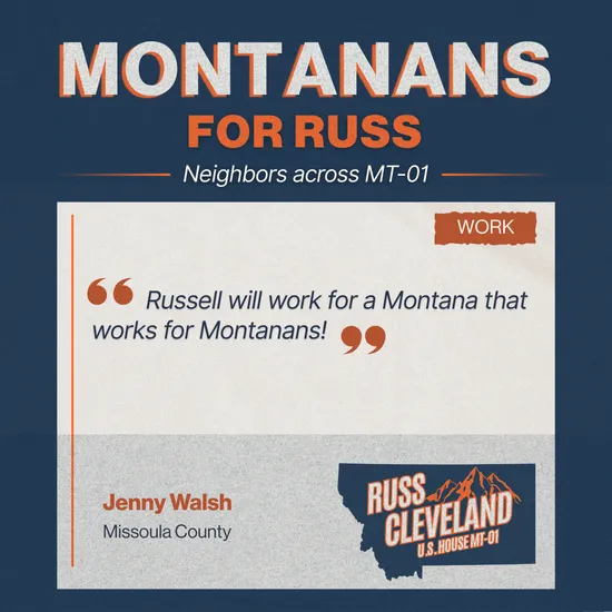 Cleveland for Congress campaign supporter photo