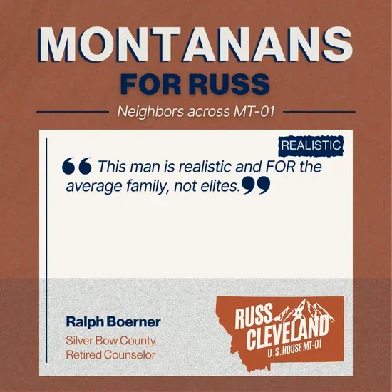 Cleveland for Congress campaign supporter photo