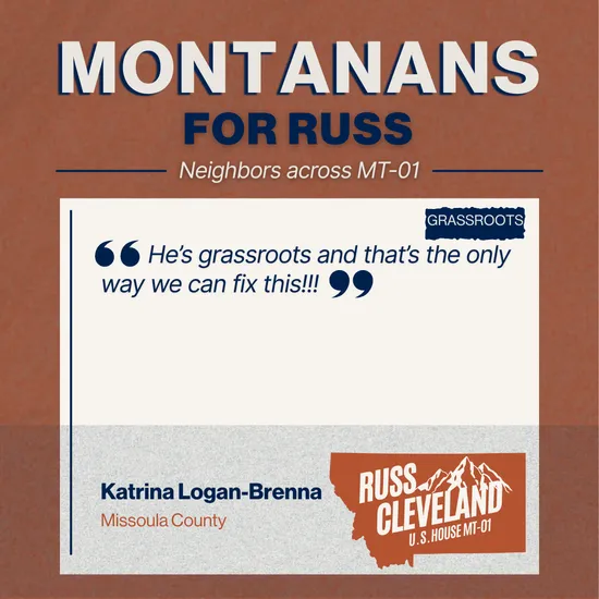 Cleveland for Congress campaign supporter photo
