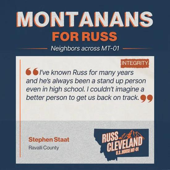 Cleveland for Congress campaign supporter photo