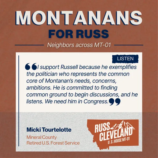 Cleveland for Congress campaign supporter photo