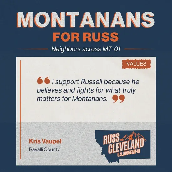 Cleveland for Congress campaign supporter photo