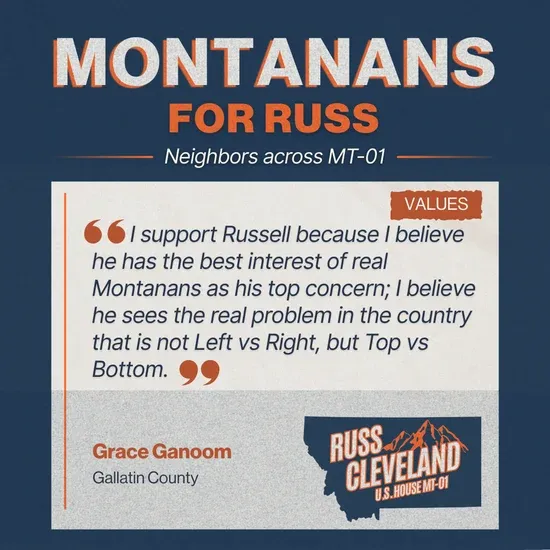 Cleveland for Congress campaign supporter photo