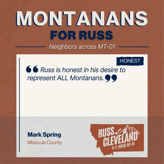 Cleveland for Congress campaign supporter photo
