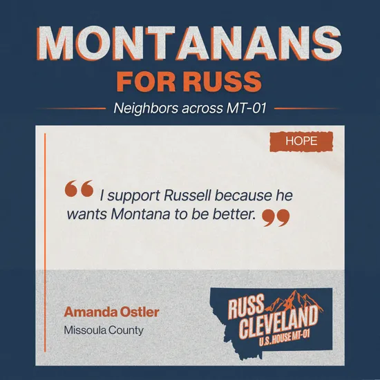 Cleveland for Congress campaign supporter photo