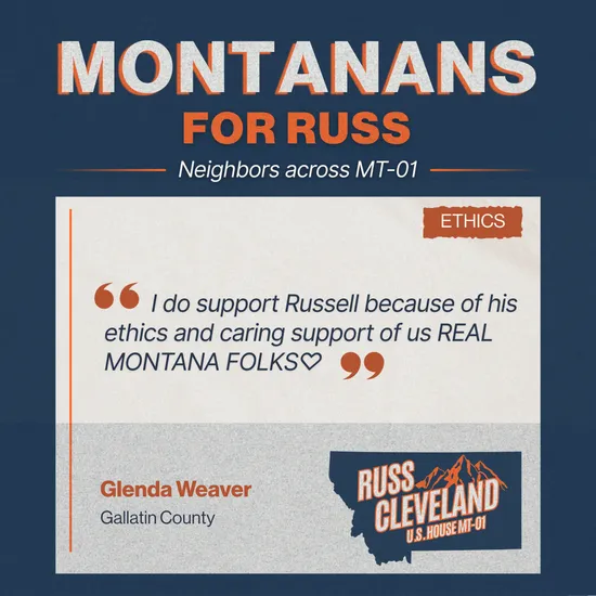 Cleveland for Congress campaign supporter photo