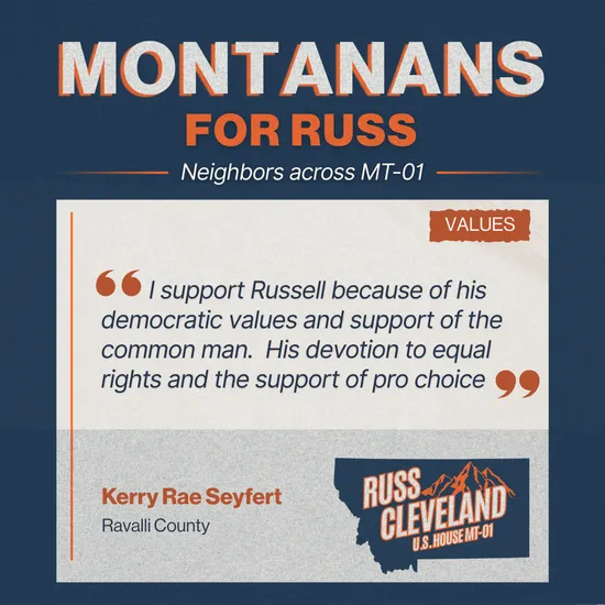 Cleveland for Congress campaign supporter photo