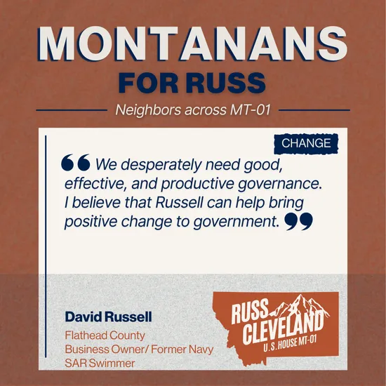 Cleveland for Congress campaign supporter photo