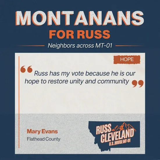 Cleveland for Congress campaign supporter photo