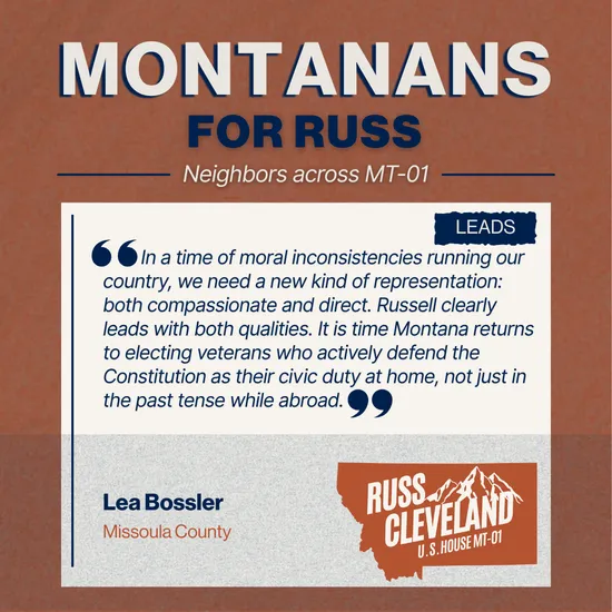 Cleveland for Congress campaign supporter photo