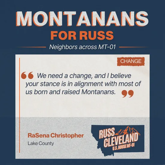 Cleveland for Congress campaign supporter photo