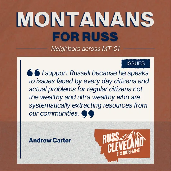 Cleveland for Congress campaign supporter photo