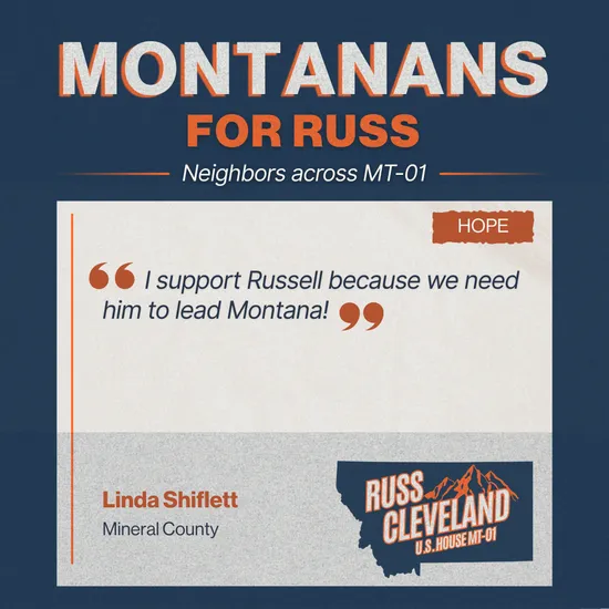 Cleveland for Congress campaign supporter photo